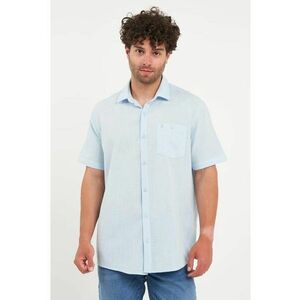 Kenvelo - Camasa barbat cu maneca scurta (Marime: XL - Culoare: DUSTY AQUA) imagine