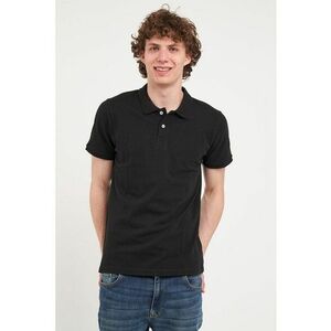Tricou polo de bumbac din pique imagine