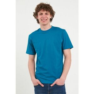 Tricou regular fit cu decolteu la baza gatului imagine