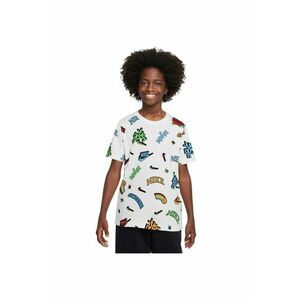Tricou pentru Fete - k nsw tee create 2 2 aop vrzty - FZ5170-100 - Alb imagine