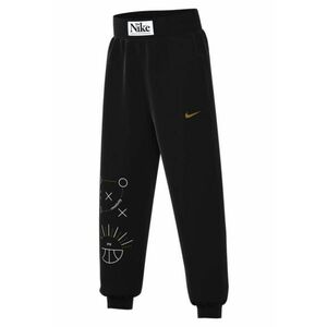 Pantaloni de trening cu talie inalta si imprimeu imagine