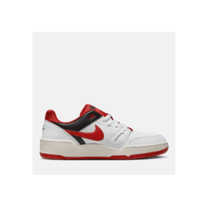 Pantofi sport Full Force - stil retro - alb/rosu - piele - talpa din cauciuc imagine