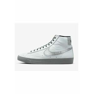 Pantofi sport barbati - Piele - Alb/ Argintiu - 65484 imagine