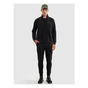 Pantaloni sport cu buzunare cu fermoar - Negru imagine