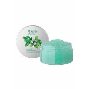 Scrub pentru Corp - Cu Extract de Menta - Menta - 200 ML - Bottega Verde - Efect Exfoliant - Revigorant si Catifelant - Elimina Celulele Moarte si Impuritatile - Fara Parabeni si Formaldehida - Pregateste Pielea pentru Tratamente - Verde imagine