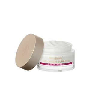 Crema pentru fata - de zi - pentru ten mixt si gras - cu ulei de hazel si flori de rodie - Collagen Supreme - 50 ML - imagine