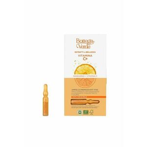 Tratament antioxidant si iluminator concentrat pentru toate tipurile de ten -Mandarina + Vitamina C - Estratti di Bellezza - 7x2 ML - imagine
