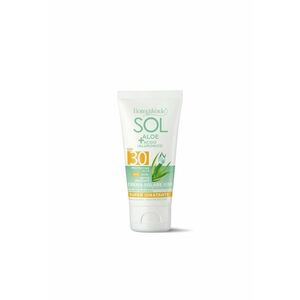 Crema de fata hidratanta cu aloe vera si acid hialuronic - SPF 30 - Sol Aloe - 50 ML - imagine