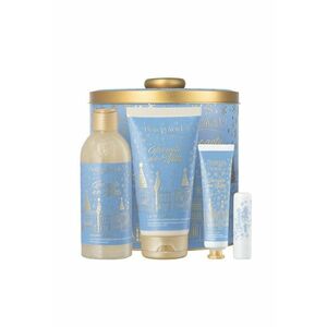 Set produse ingrijire corp cu iasomie si glazuta de zahar - in cutie metalica - Incanto della notte - 150 ML - 250 ML - 30ML - 4 G - imagine