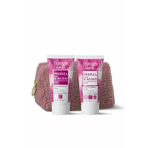 Set cadou mini size - ingrijire corp cu bujor - Peonia e Acido ialuronico - 2x50 ML - imagine