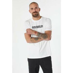 Tricou Cu Maneca Scurta De Barbati Alb Regular Fit8 imagine