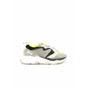 Pantofi sport cu garnituri de piele intoarsa - imagine