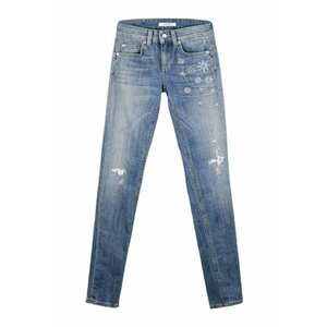 Blugi crop slim fit Bottom Up cu efect modelator - imagine