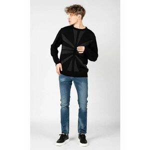 Blugi regular fit cu aspect decolorat Pugitto - imagine
