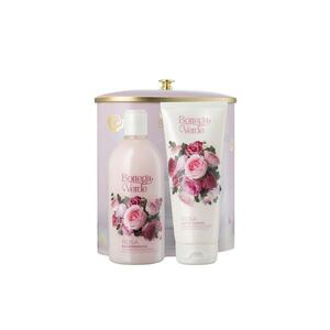 Set Produse Ingrijire Corp - cu Aroma Delicata de Trandafir Rosa - Gel de Dus si Lotiune Hidratanta - Hidrateaza - Catifeleaza si Revitalizeaza Pielea - Ideal pentru Ingrijire Zilnica - Formula Delicata pentru Pielea Normala - 200 ml + 400 ml imagine