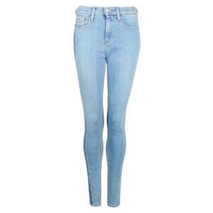Blugi skinny cu talie inalta - Azur - imagine