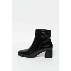 Botine de piele cu toc Calinda imagine