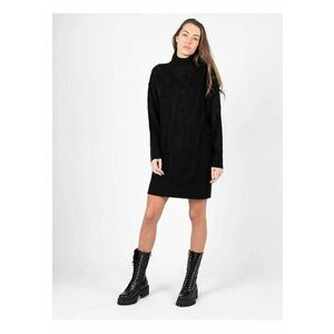 Rochie Tricotata Cu Guler Inalt - imagine