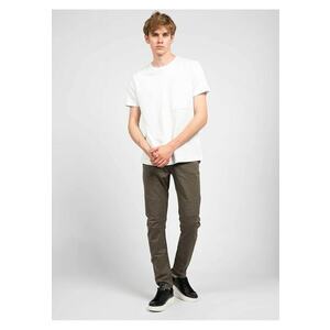 Pantaloni slim fit cu talie medie - imagine