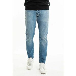 Blugi slim fit cu nasturi Essential - imagine