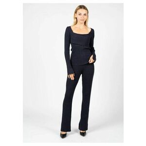 Pantaloni slim fit cu striatii - imagine
