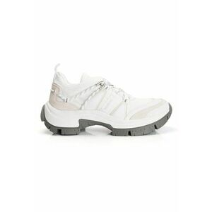 Pantofi sport cu insertii de piele - imagine