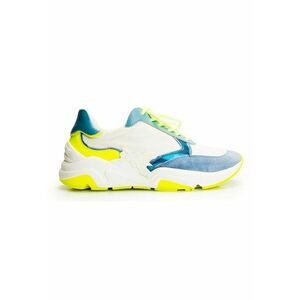 Pantofi sport cu insertii din piele intoarsa - imagine