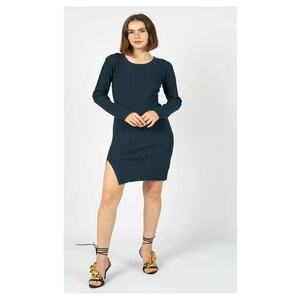 Rochie scurta bodycon cu maneca lunga - imagine