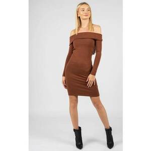 Rochie bodycon cu decolteu pe umeri - imagine