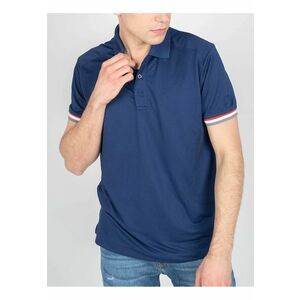 Tricou polo cu detalii contrastante - imagine