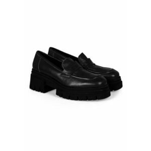 Pantofi loafer uni din piele - imagine