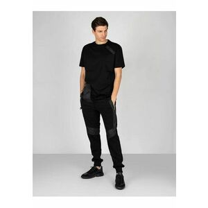 Tricou lejer cu insertii contrastante - imagine