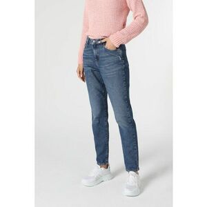 Blugi mom fit cu talie medie imagine