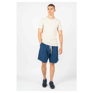 Tricou regular fit uni cu decolteu la baza gatului - imagine