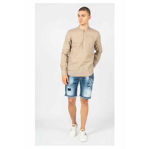 Bluza uni cu fenta cu nasturi - imagine