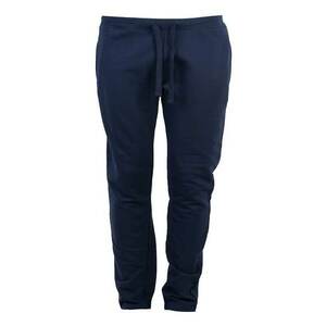 Pantaloni de trening uni cu talie ajustabila - imagine