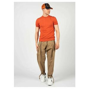 Pantaloni Cu Crioala Ampla Si Talie Inalta - XL imagine