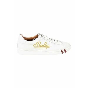Pantofi sport din piele cu broderie logo Wiera - imagine