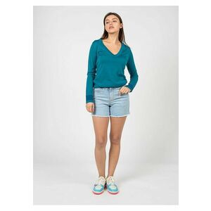Pantaloni scurti din denim cu terminatie franjurata Bradford - 36 imagine