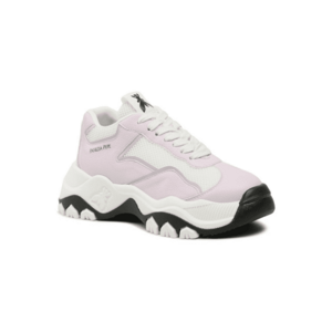 Pantofi sport cu aspect masiv si garnituri de piele ecologica - imagine