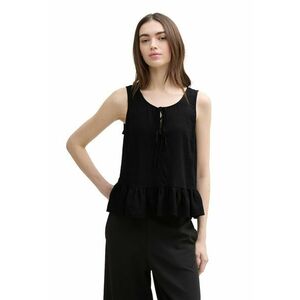 Bluza din amestec de in cu funde imagine