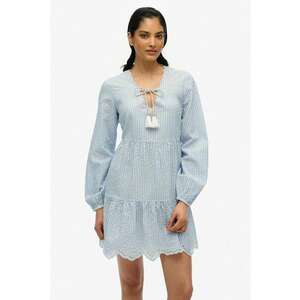 Rochie de bumbac cu mansete elastice imagine