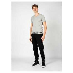 Tricou slim fit cu decolteu in V - imagine