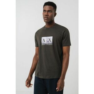 Tricou din bumbac cu imprimeu logo imagine