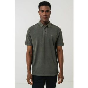 Tricou polo cu logo discret imagine