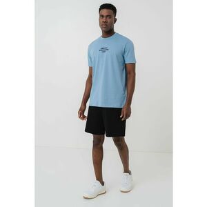 Tricou cu logo si decolteu la baza gatului imagine