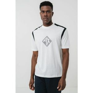 Tricou din bumbac cu imprimeu logo imagine