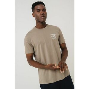 Tricou cu imprimeu logo si decolteu la baza gatului imagine
