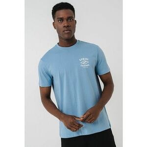 Tricou cu imprimeu logo si decolteu la baza gatului imagine