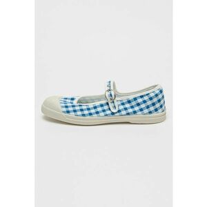 Balerini cu varf intarit si model gingham imagine